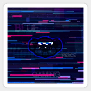 LIMITED Glitch Koala Logo+Text Sticker